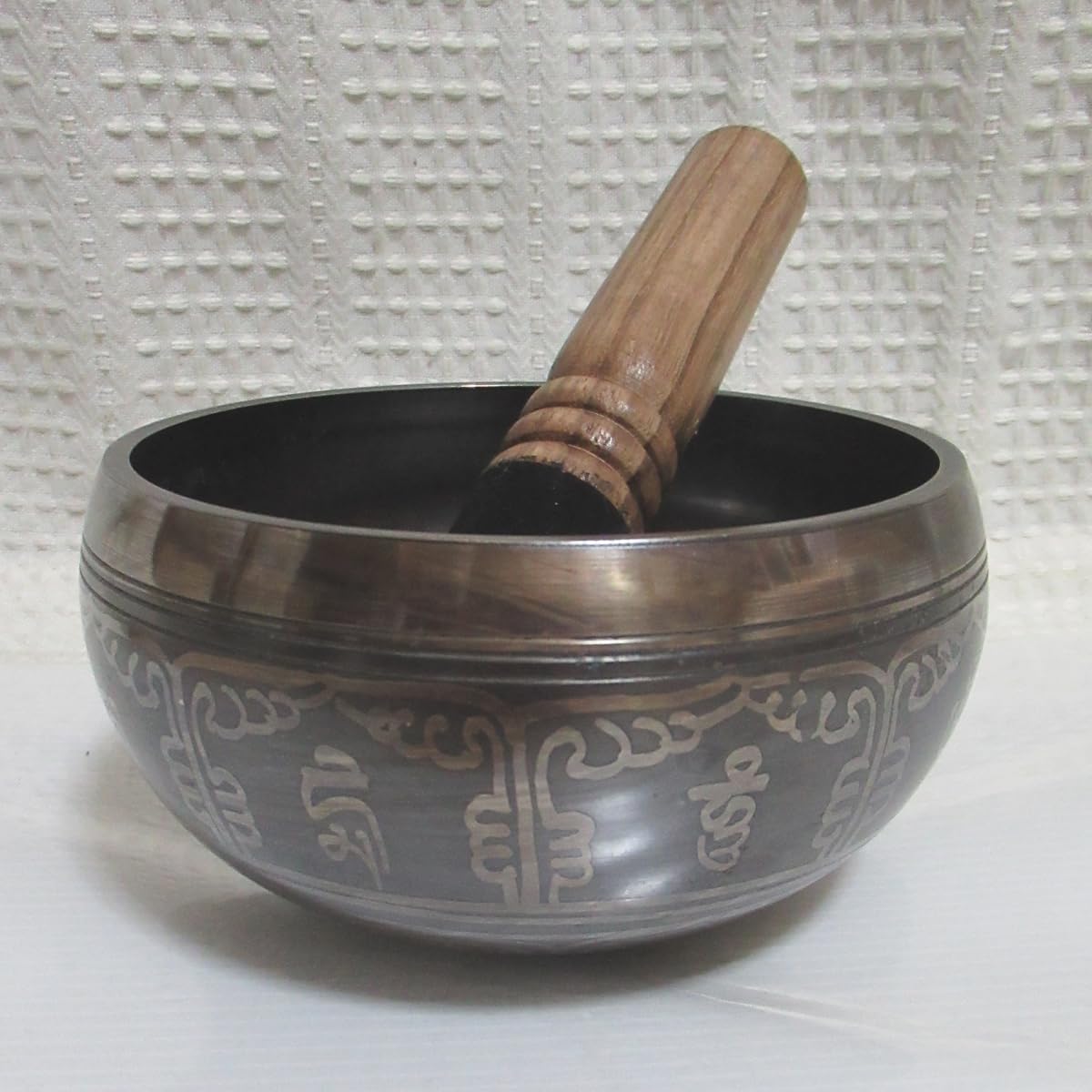 シンギングボウル(梵字) 433g ヒーリングチャクラボウル密教法具 シンギングボウル(梵字) 433g ヒーリングチャクラボウル密教法具